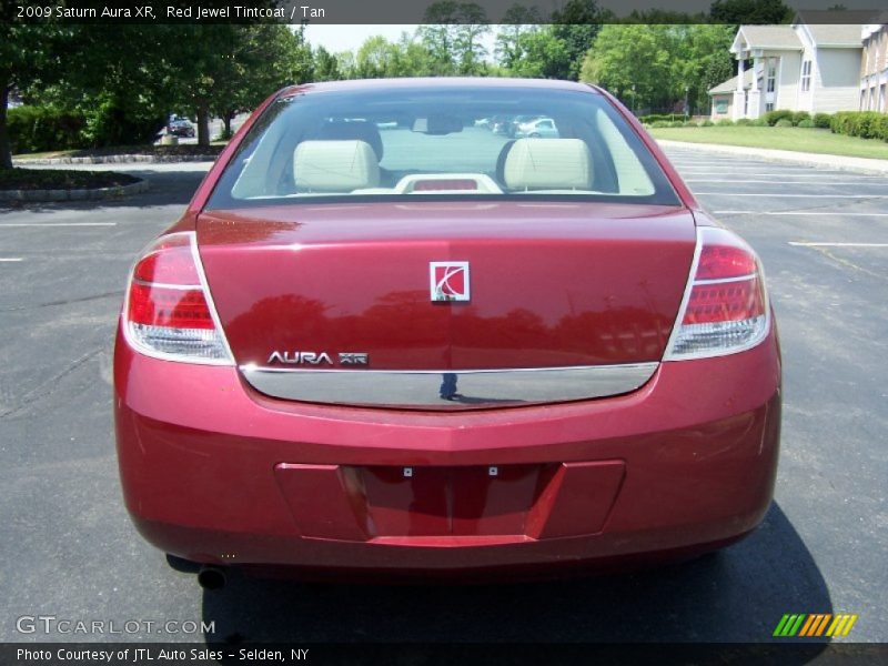 Red Jewel Tintcoat / Tan 2009 Saturn Aura XR