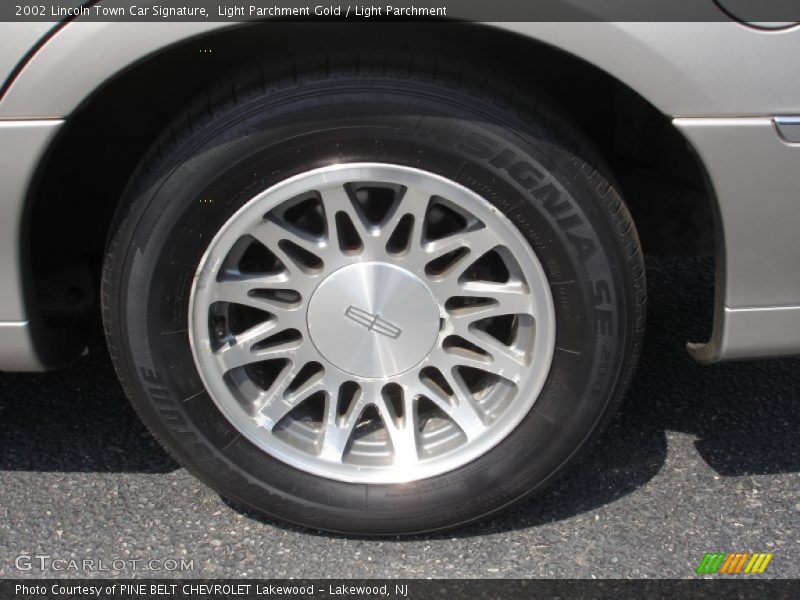 Light Parchment Gold / Light Parchment 2002 Lincoln Town Car Signature