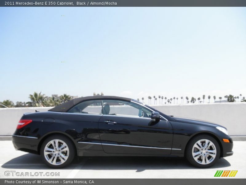 Black / Almond/Mocha 2011 Mercedes-Benz E 350 Cabriolet