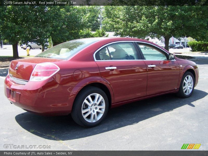 Red Jewel Tintcoat / Tan 2009 Saturn Aura XR