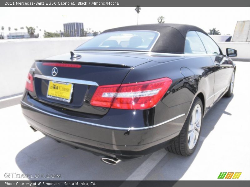 Black / Almond/Mocha 2011 Mercedes-Benz E 350 Cabriolet