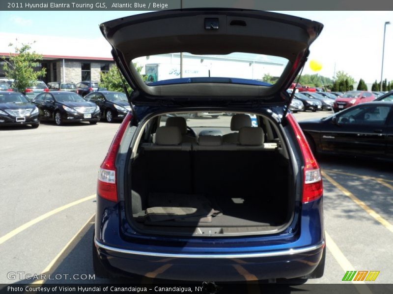 Atlantic Blue / Beige 2011 Hyundai Elantra Touring GLS