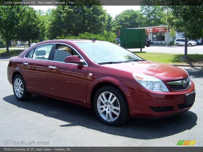 Red Jewel Tintcoat / Tan 2009 Saturn Aura XR