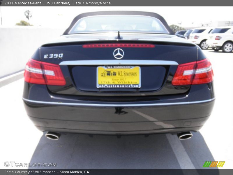 Black / Almond/Mocha 2011 Mercedes-Benz E 350 Cabriolet