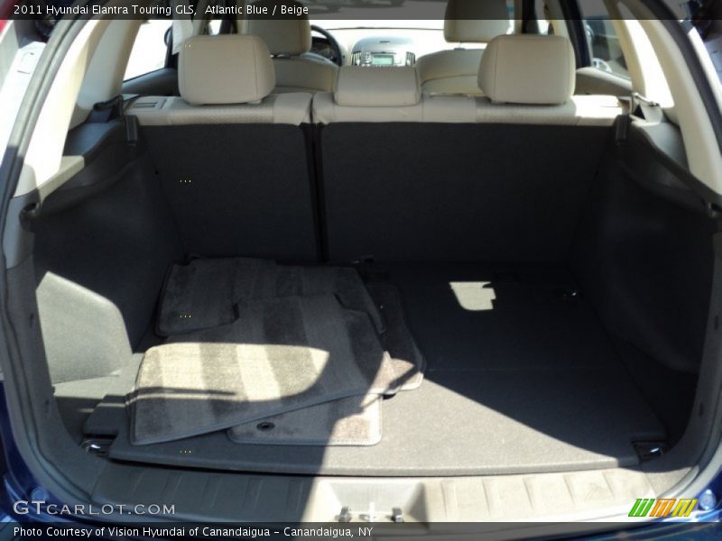Atlantic Blue / Beige 2011 Hyundai Elantra Touring GLS