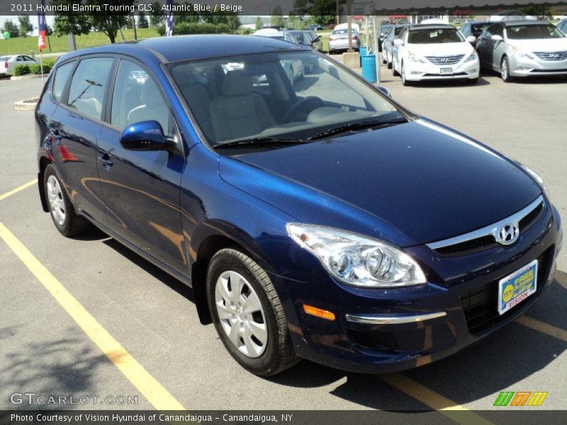 Atlantic Blue / Beige 2011 Hyundai Elantra Touring GLS