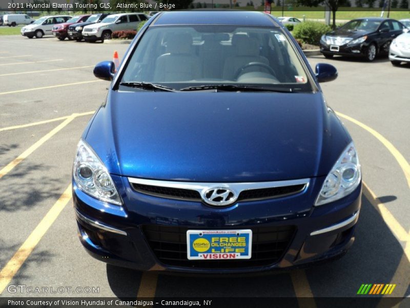 Atlantic Blue / Beige 2011 Hyundai Elantra Touring GLS