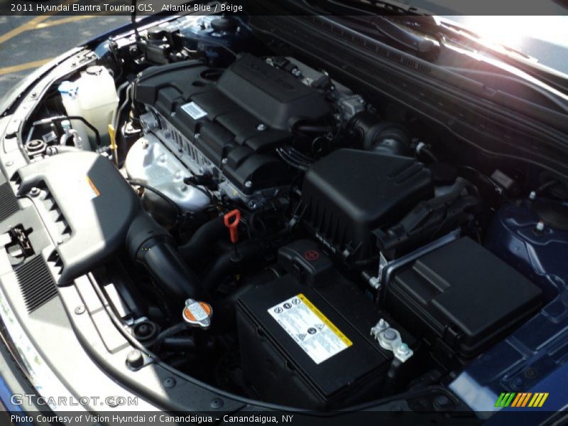 Atlantic Blue / Beige 2011 Hyundai Elantra Touring GLS