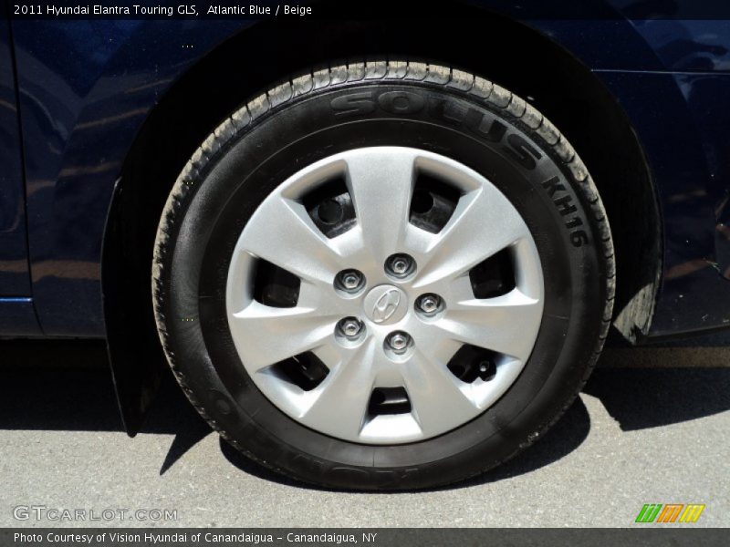 Atlantic Blue / Beige 2011 Hyundai Elantra Touring GLS
