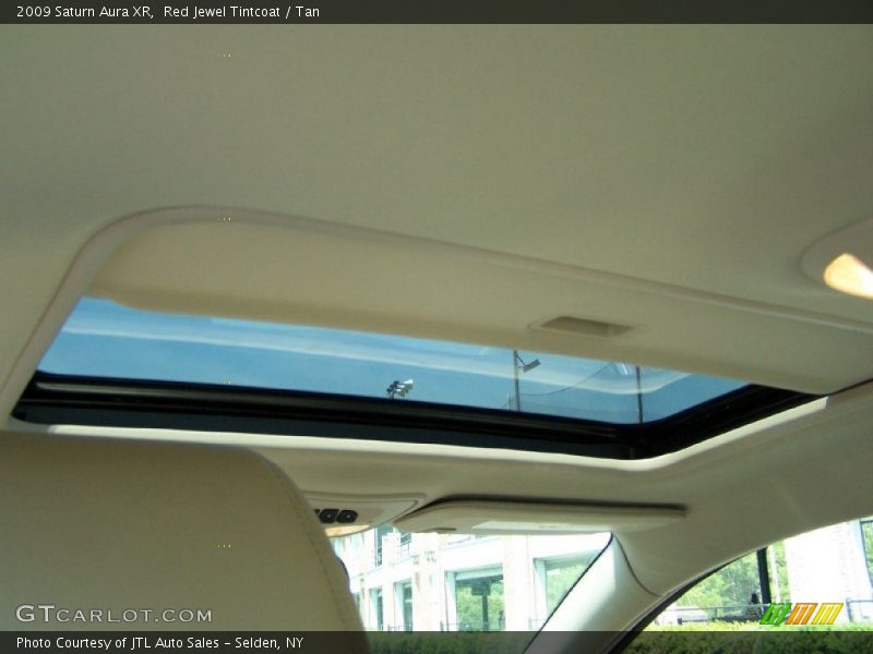 Red Jewel Tintcoat / Tan 2009 Saturn Aura XR
