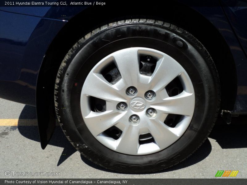 Atlantic Blue / Beige 2011 Hyundai Elantra Touring GLS