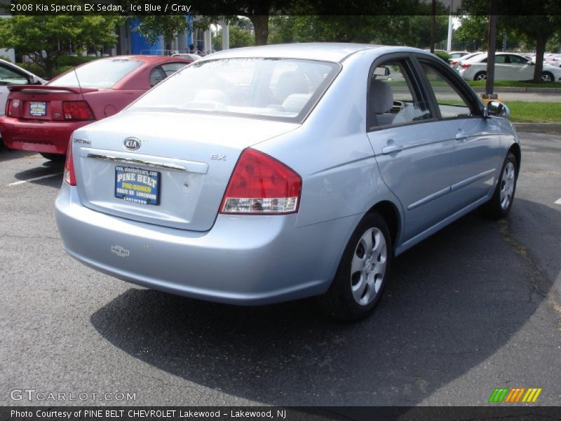 Ice Blue / Gray 2008 Kia Spectra EX Sedan