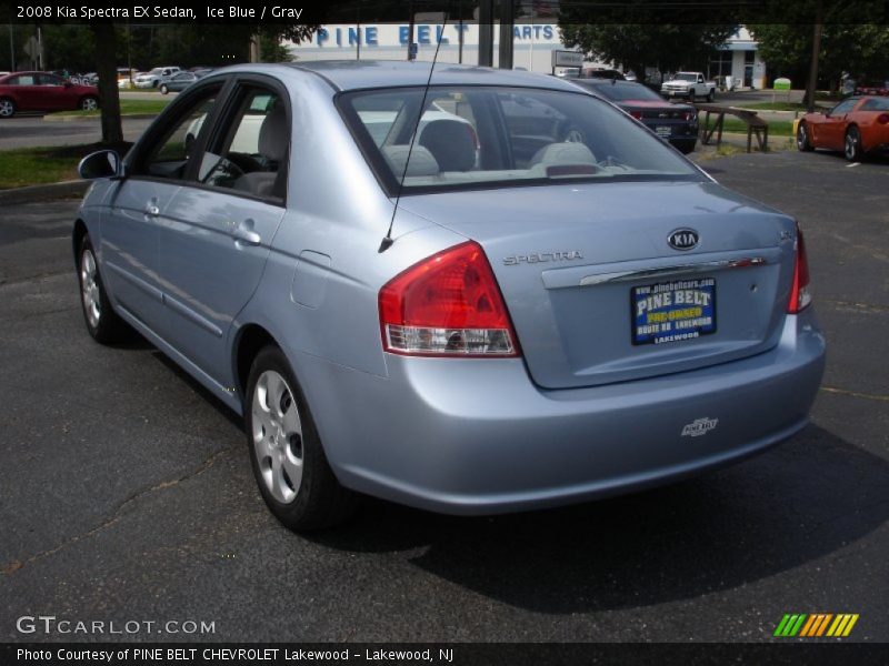 Ice Blue / Gray 2008 Kia Spectra EX Sedan