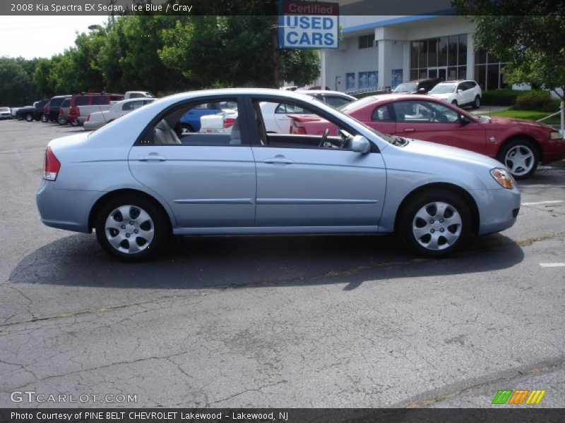Ice Blue / Gray 2008 Kia Spectra EX Sedan