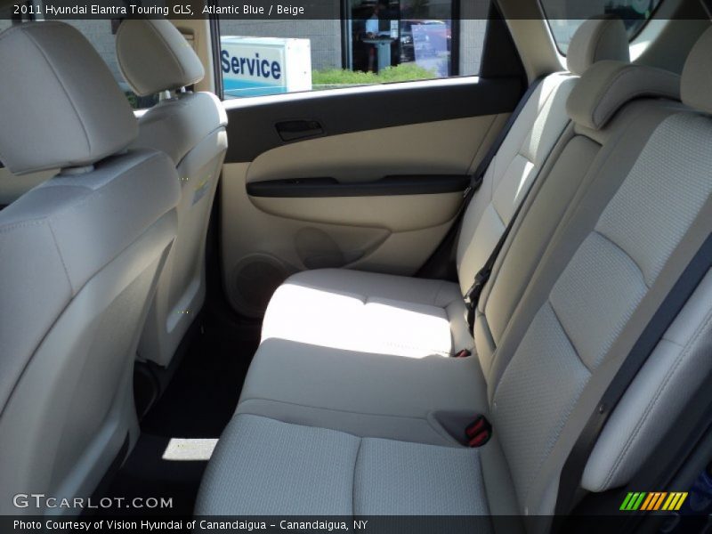 Atlantic Blue / Beige 2011 Hyundai Elantra Touring GLS