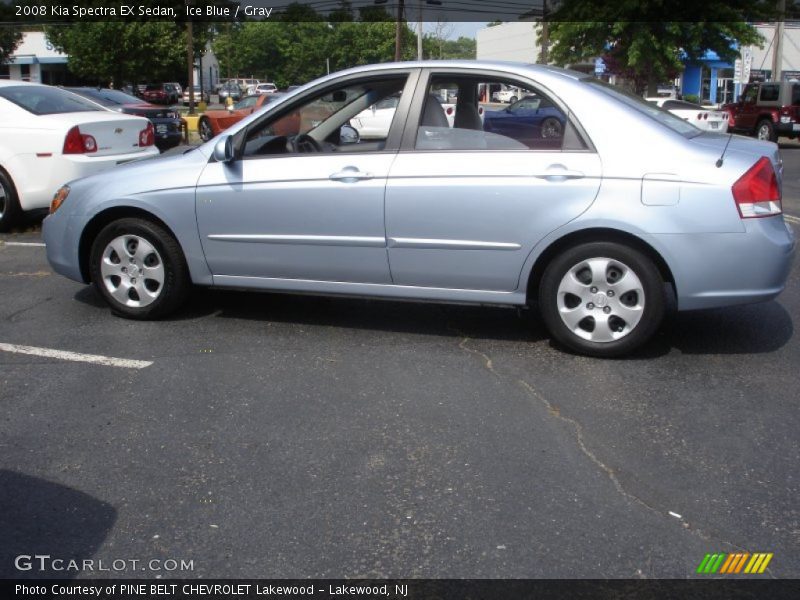 Ice Blue / Gray 2008 Kia Spectra EX Sedan