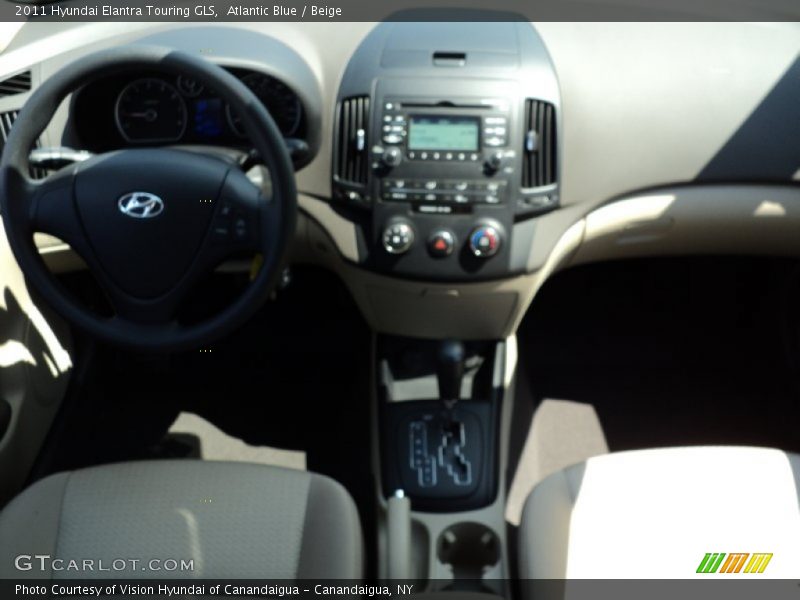 Atlantic Blue / Beige 2011 Hyundai Elantra Touring GLS