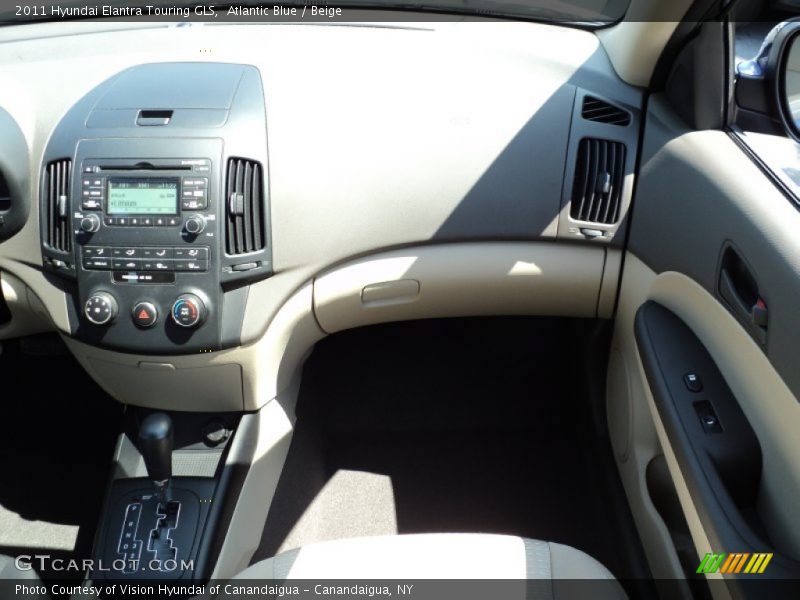 Atlantic Blue / Beige 2011 Hyundai Elantra Touring GLS