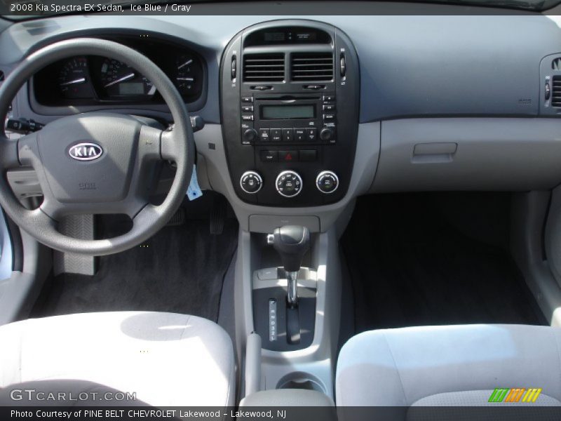 Ice Blue / Gray 2008 Kia Spectra EX Sedan