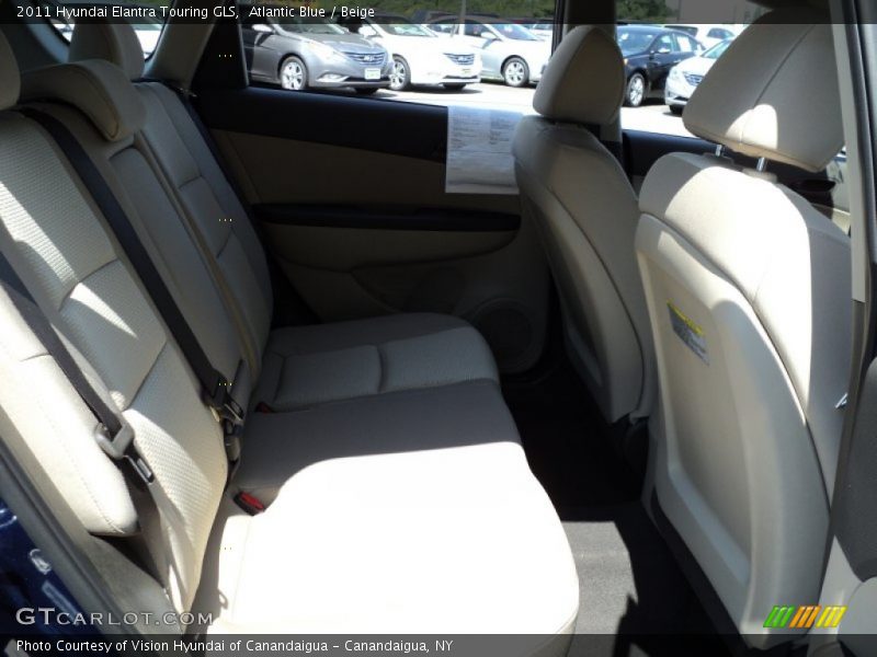 Atlantic Blue / Beige 2011 Hyundai Elantra Touring GLS
