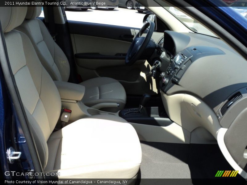 Atlantic Blue / Beige 2011 Hyundai Elantra Touring GLS