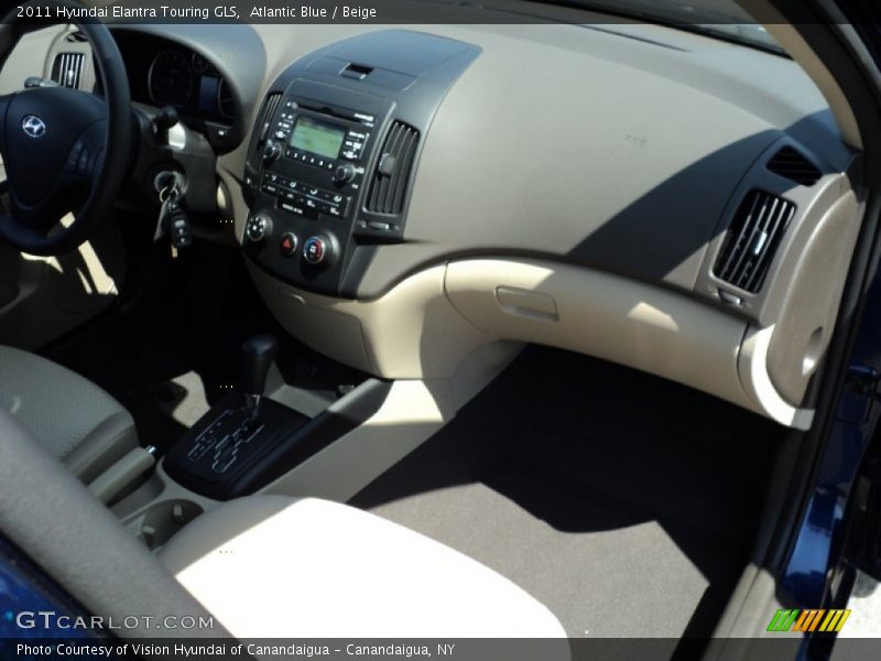 Atlantic Blue / Beige 2011 Hyundai Elantra Touring GLS