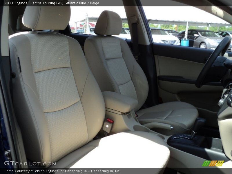 Atlantic Blue / Beige 2011 Hyundai Elantra Touring GLS