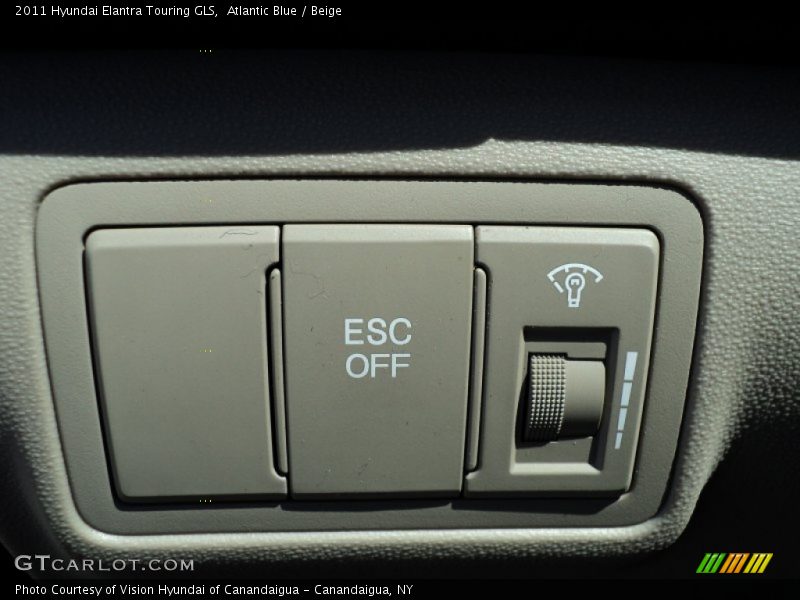 Atlantic Blue / Beige 2011 Hyundai Elantra Touring GLS