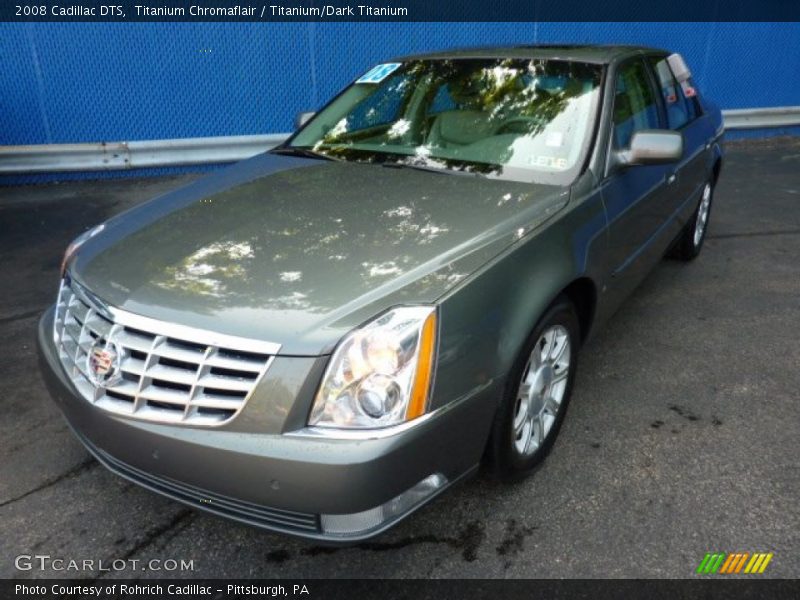 Titanium Chromaflair / Titanium/Dark Titanium 2008 Cadillac DTS