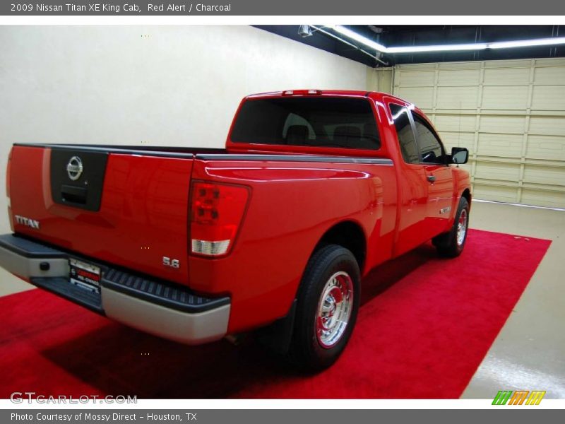 Red Alert / Charcoal 2009 Nissan Titan XE King Cab
