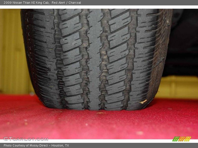Red Alert / Charcoal 2009 Nissan Titan XE King Cab