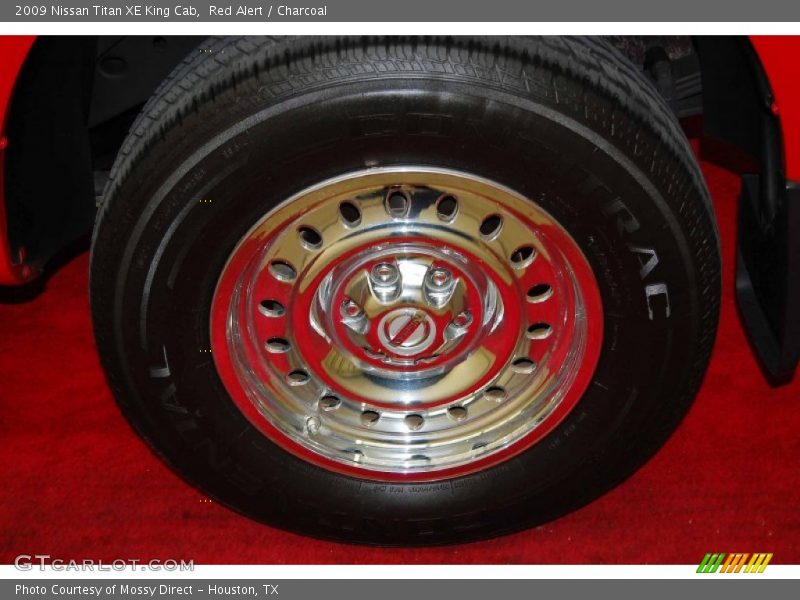 Red Alert / Charcoal 2009 Nissan Titan XE King Cab