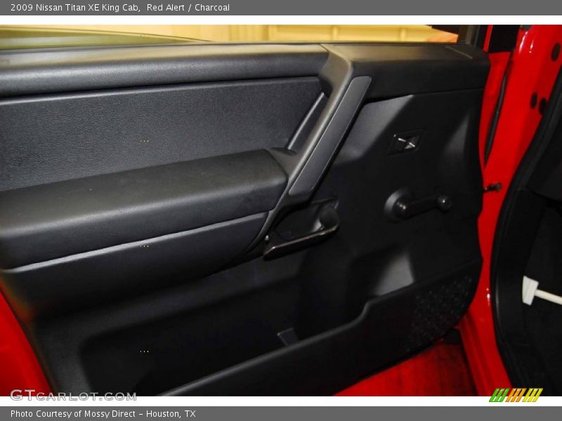 Red Alert / Charcoal 2009 Nissan Titan XE King Cab