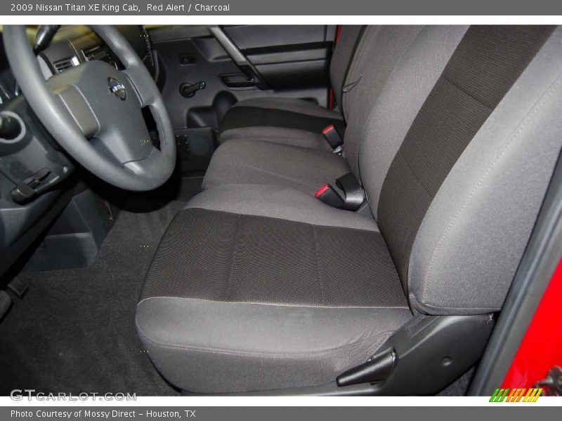 Red Alert / Charcoal 2009 Nissan Titan XE King Cab