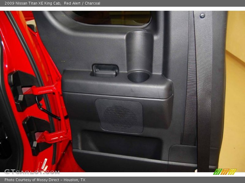 Red Alert / Charcoal 2009 Nissan Titan XE King Cab