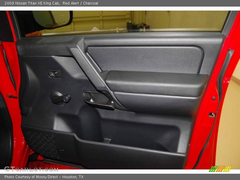 Red Alert / Charcoal 2009 Nissan Titan XE King Cab
