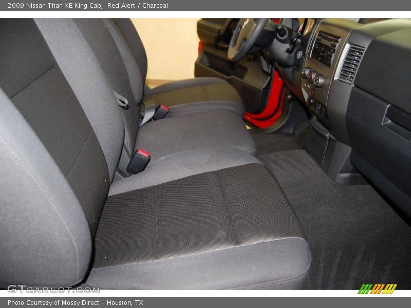 Red Alert / Charcoal 2009 Nissan Titan XE King Cab