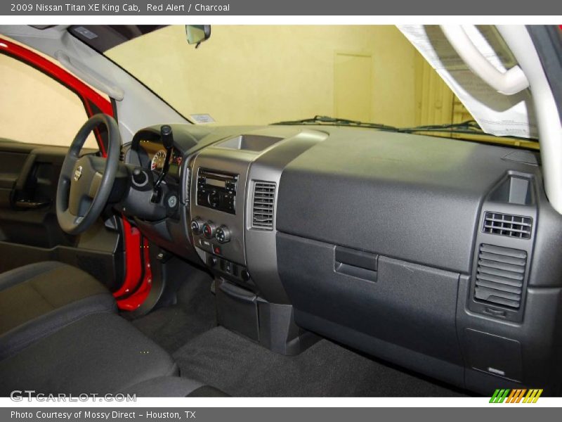 Red Alert / Charcoal 2009 Nissan Titan XE King Cab