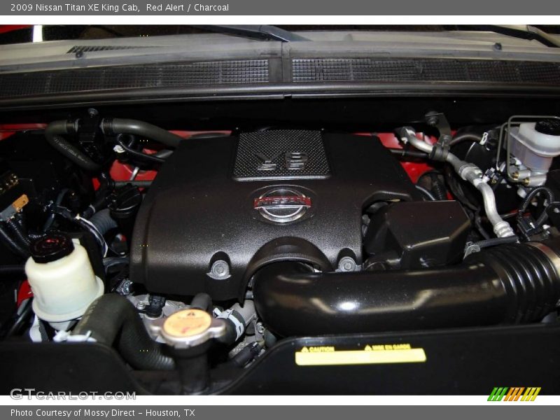 Red Alert / Charcoal 2009 Nissan Titan XE King Cab