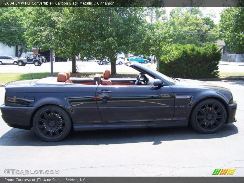 Carbon Black Metallic / Cinnamon 2004 BMW M3 Convertible
