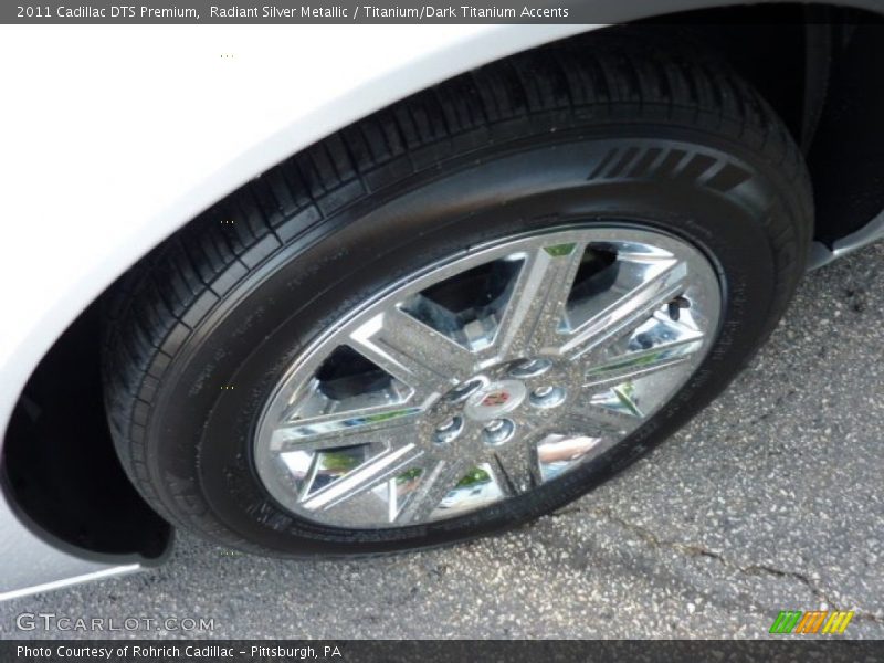 Radiant Silver Metallic / Titanium/Dark Titanium Accents 2011 Cadillac DTS Premium