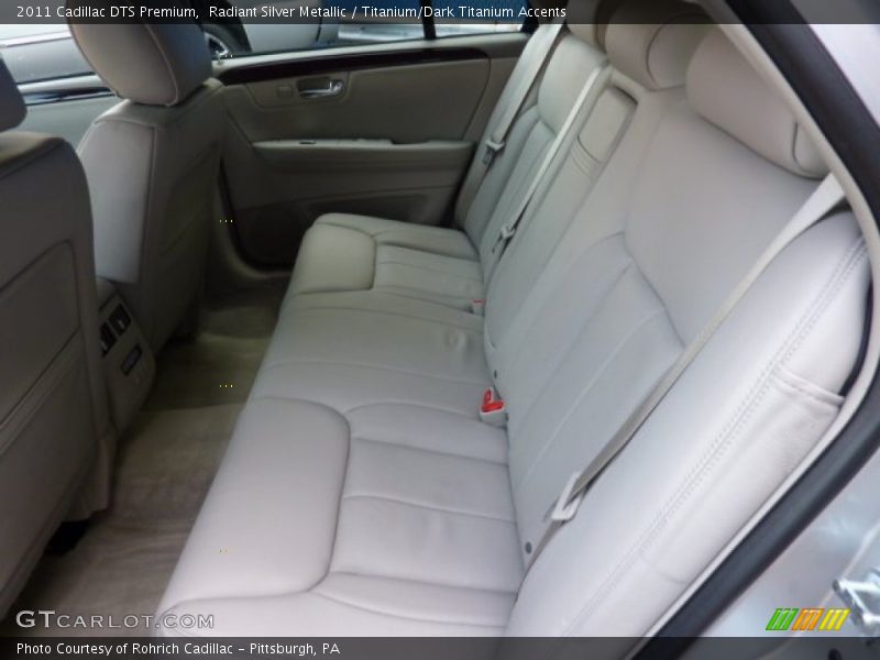 Radiant Silver Metallic / Titanium/Dark Titanium Accents 2011 Cadillac DTS Premium