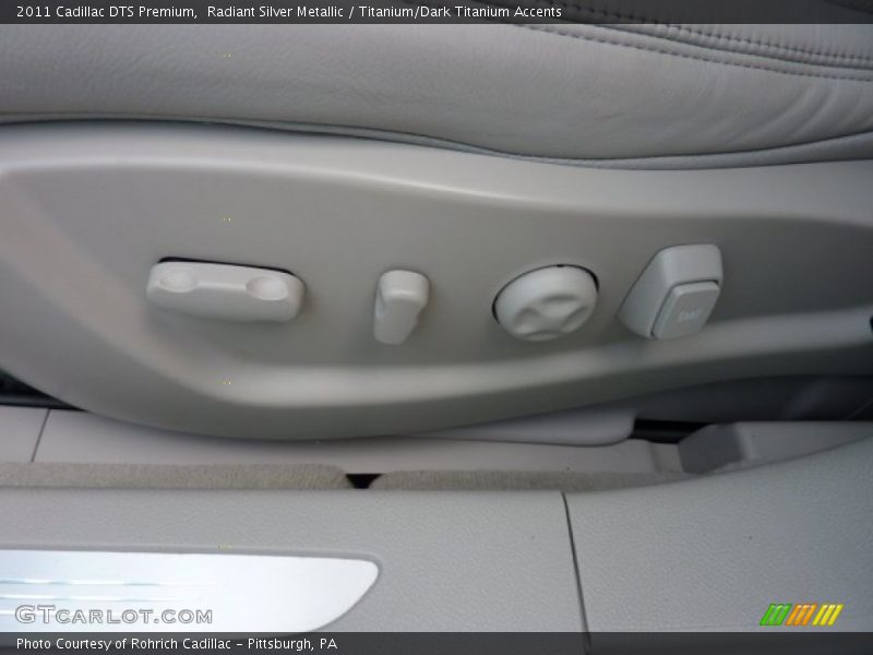 Radiant Silver Metallic / Titanium/Dark Titanium Accents 2011 Cadillac DTS Premium