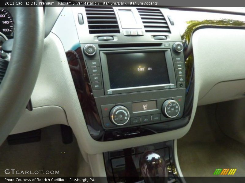 Radiant Silver Metallic / Titanium/Dark Titanium Accents 2011 Cadillac DTS Premium