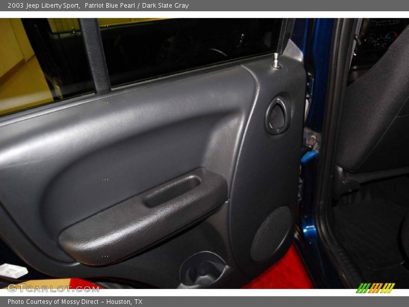 Patriot Blue Pearl / Dark Slate Gray 2003 Jeep Liberty Sport