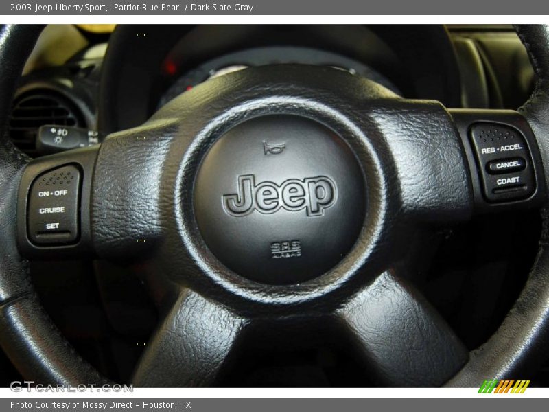 Patriot Blue Pearl / Dark Slate Gray 2003 Jeep Liberty Sport