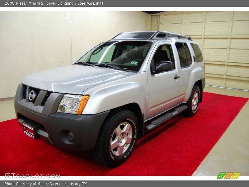 Silver Lightning / Steel/Graphite 2008 Nissan Xterra S
