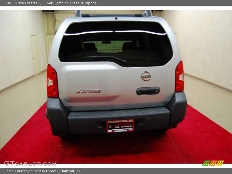 Silver Lightning / Steel/Graphite 2008 Nissan Xterra S
