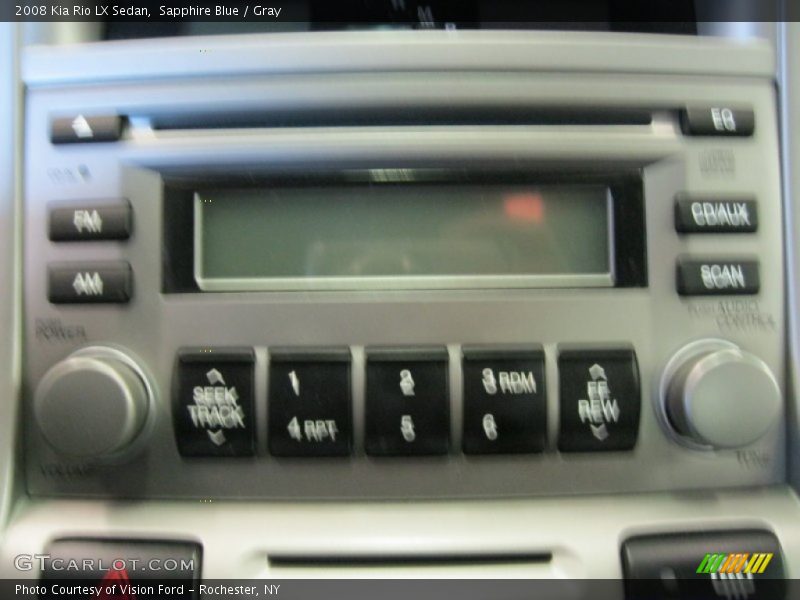 Sapphire Blue / Gray 2008 Kia Rio LX Sedan