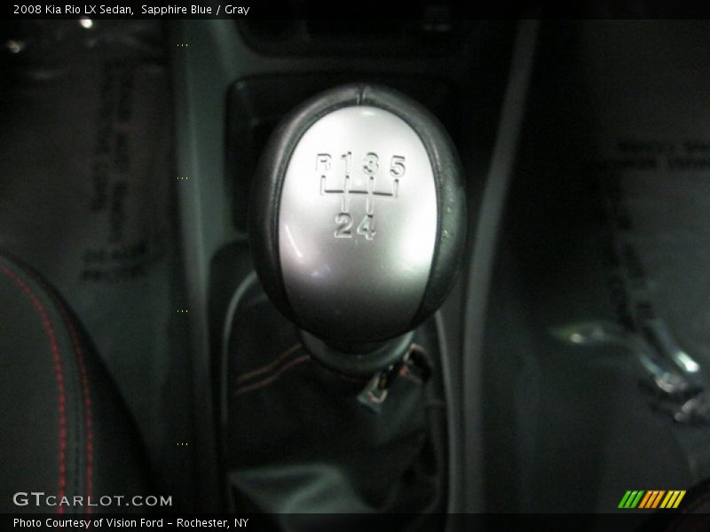 Sapphire Blue / Gray 2008 Kia Rio LX Sedan